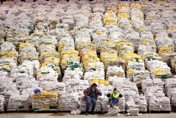 Snow Storm Puts Fargo Area Residents In Limbo As Flood Waters Freeze