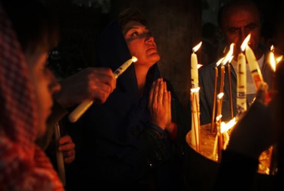 APTOPIX MIDEAST ISRAEL PALESTINIANS CHRISTMAS