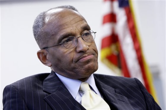 Retired Marine Corps Maj. Gen. Arnold Fields, the special inspector general for Afghanistan reconstruction, speaks March 26 with The Associated Press.