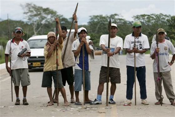 APTOPIX Peru Amazon Protests