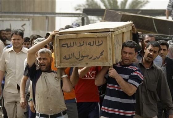 APTOPIX Iraq Suicide Bombing