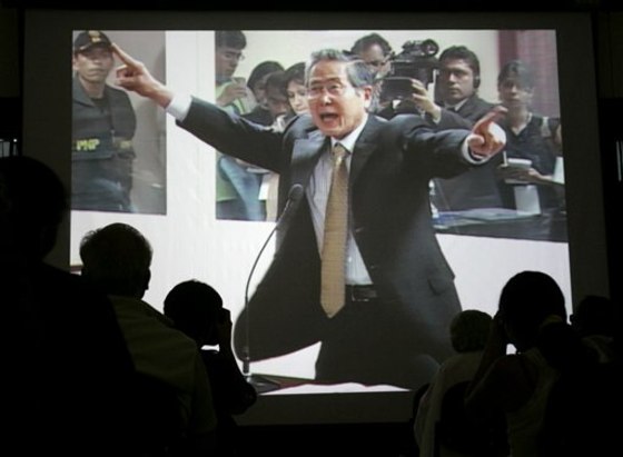 APTOPIX Peru Fujimori Trial