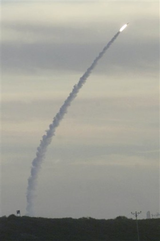MIDEAST ISRAEL MISSILE TEST