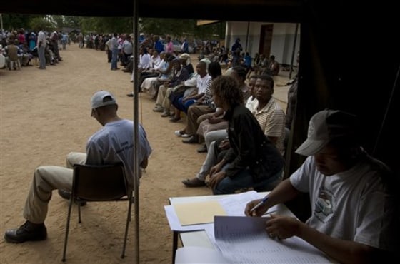 APTOPIX BOTSWANA ELECTIONS