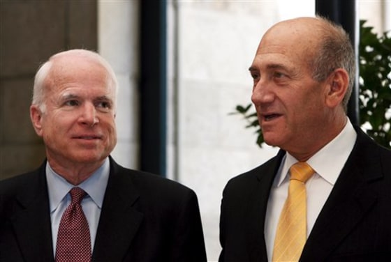 MIDEAST ISRAEL MCCAIN