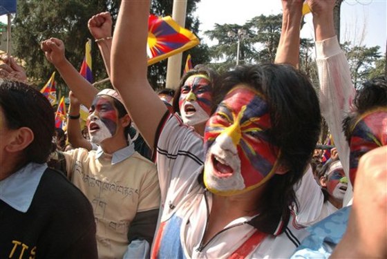 India Tibet Protest March