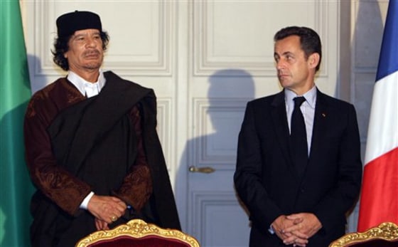 FRANCE LIBYA GADHAFI