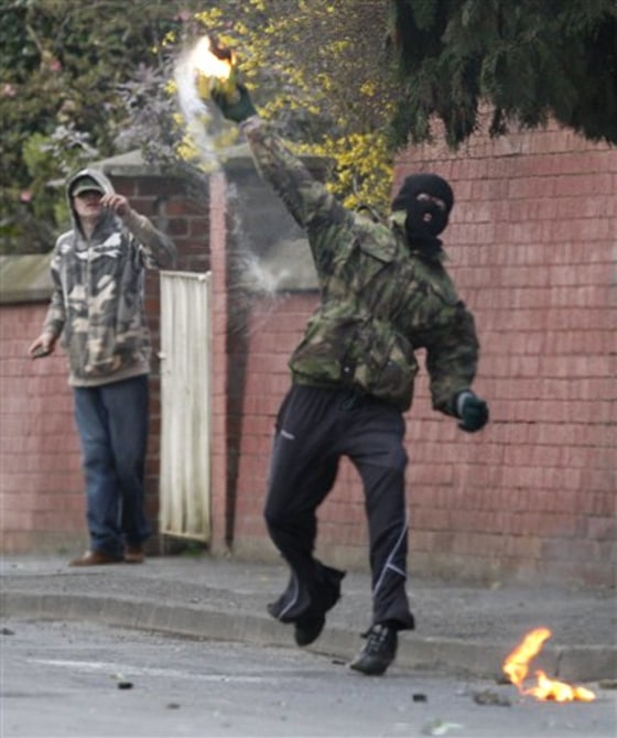 BRITAIN NORTHERN IRELAND PROTEST