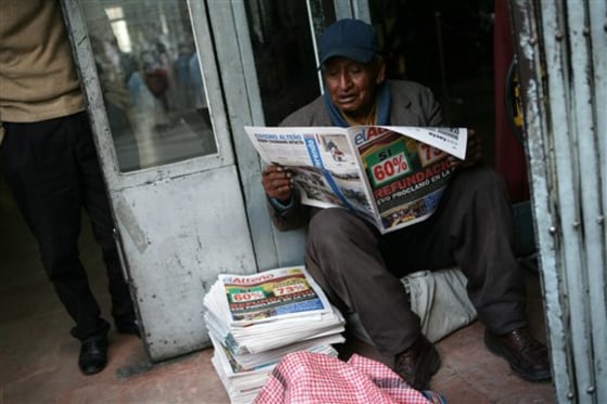 Bolivia Referendum Reax