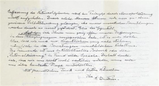 Britain Einstein Letter