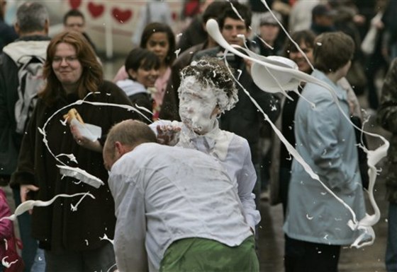 APTOPIX BRITAIN ST. GEORGE'S DAY