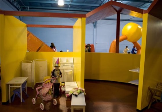 MIDEAST ISRAEL PALESTINIANS ROCKETPROOF PLAYGROUND