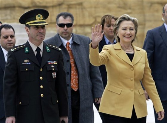 APTOPIX EUROPE CLINTON TURKEY