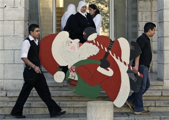 MIDEAST ISRAEL PALESTINIANS CHRISTMAS