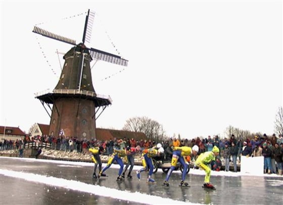 NETHERLANDS RARE ICE RACE