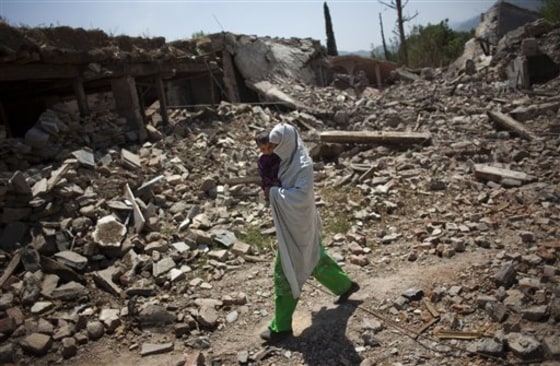 Pakistan Bombed Village