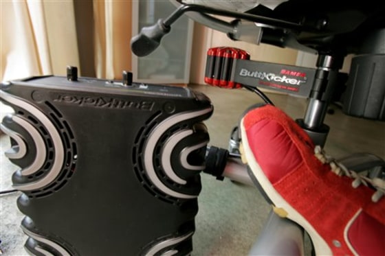 TECH TEST GAMING RUMBLE SEAT