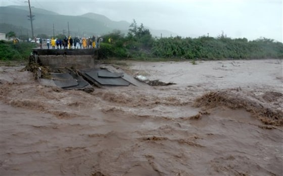 APTOPIX Jamaica Tropical Weather