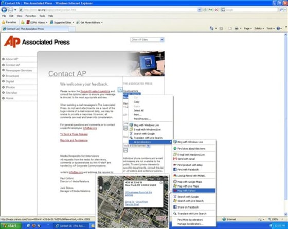 Tech Test Internet Explorer 8