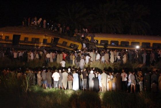Mideast Egypt Train Accident