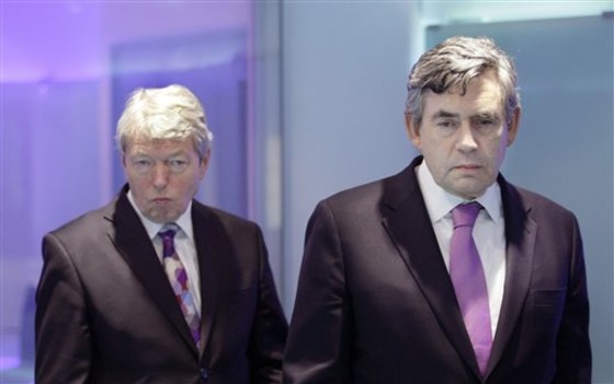 APTOPIX Britain Brown Cyber Security