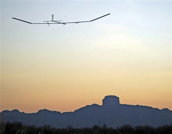 Britain US Solar Plane