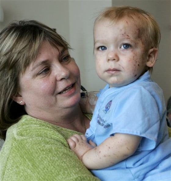 Tot thriving after escaping tornado destruction