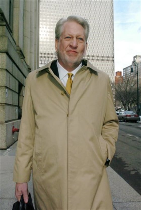 Bernard Ebbers, former CEO of WorldCom, enters Manhattan Federal court Wednesday in New York. Ebbers took the witness stand this week and denied any role in the $11 billion accounting fraud.