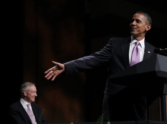 Barack Obama, Harry Reid