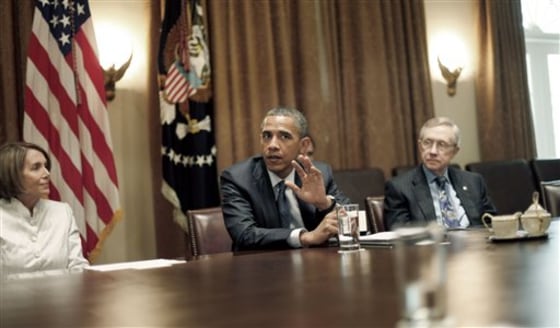 Barack Obama, Nancy Pelosi, Harry Reid