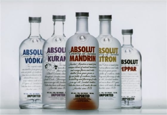 Sweden's message in a bottle: Absolut is for sale