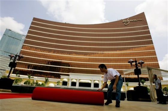 CORRECTION MACAU WYNN CASINO