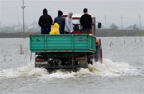 ROMANIA DANUBE FLOODING