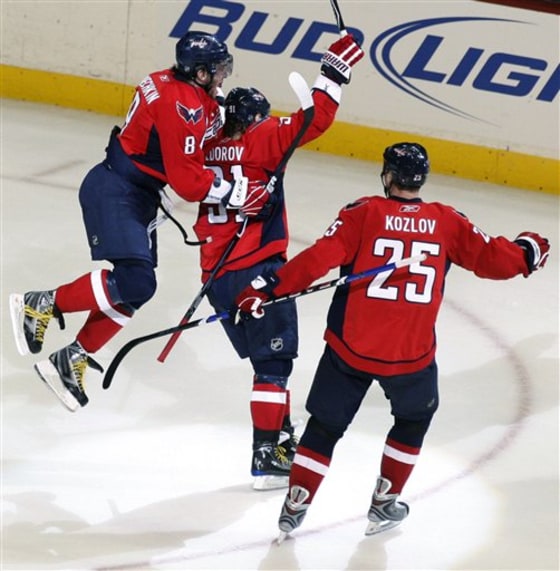 APTOPIX Rangers Capitals Hockey