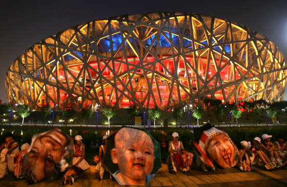 Dress Rehearsal For Beijing Olympics Opening Ceremony