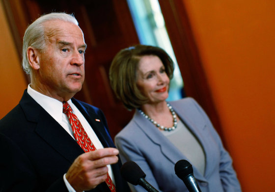 Vice President Joe Biden Meets With House Speaker Nancy Pelosi