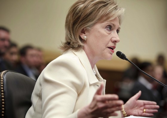 Clinton Testifies Foreign Policy Goals Before House Panel