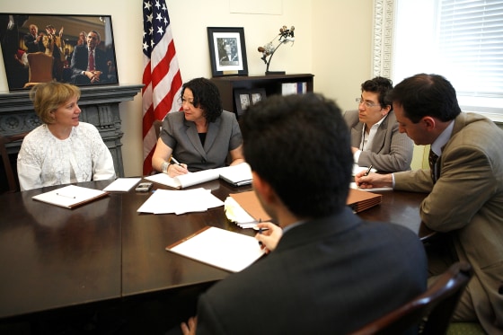 Supreme Court Nominee Sonia Sotomayor Meets With White House Counsel