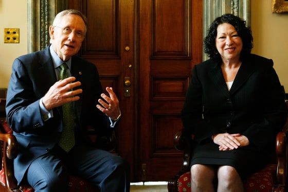 Supreme Court Justice Nominee Sonia Sotomayor Meets With Senators In DC