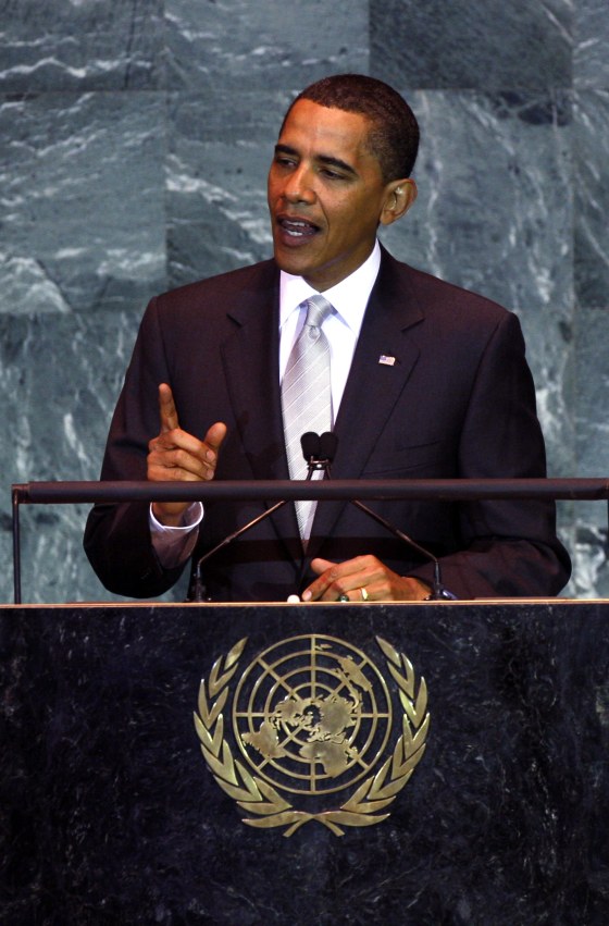 President Obama Addreses The UN Secretary General's Climate Change Summit