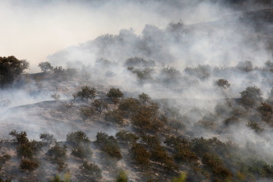 Santa Ana Winds And Hot Conditions Stoke Wildfire In Ventura County?