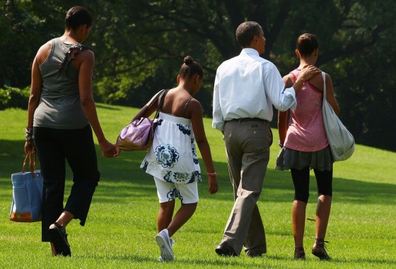 Image: First Family Departs White House For Weekend In Maine