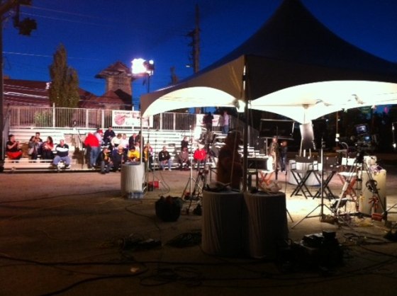 The Ed Show set, Columbus Ohio