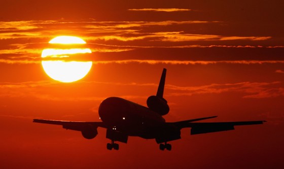 Commercial Airline Comes In For Landing In Florida