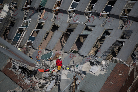 Taiwan earthquake: Survivors pulled from rubble of &lsquo;suspiciously 