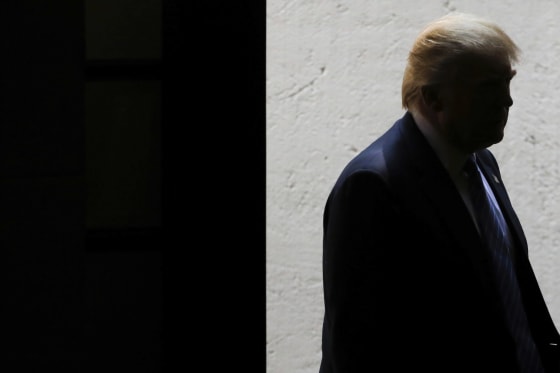 Republican presidential candidate Donald Trump is seen during a press conference at Los Pinos on Aug. 31, 2016 in Mexico City, Mexico. (Photo by Hector Vivas/LatinContent/Getty)