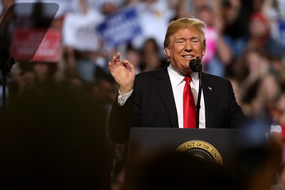 Image: President Trump Holds Rally In Great Falls, Montana