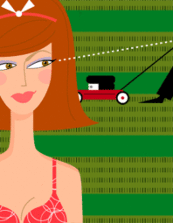 Don't try to lure the lawn boy. If your husband isn't satisfying you, let him know how to be a more pleasing partner.