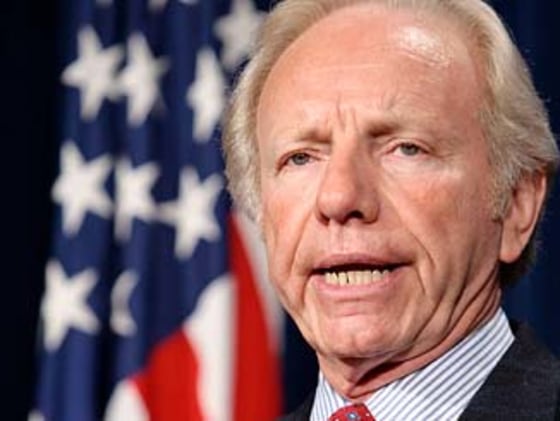 Sen. Joseph Lieberman of Connecticut says a dedicated war on terrorism fee would allow the public to know it is directly contributing to the war effort.