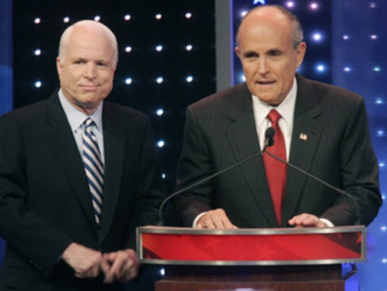 John McCain, Rudy Giuliani